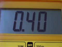 Medida 0,40 voltios