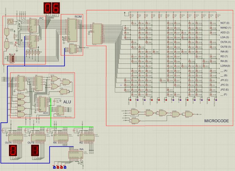 Circuito - Computadora 4 Bits V2