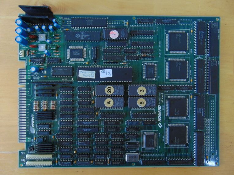 Konami - Teenage Mutant Hero Turtles - Turtles In Time board - (Scrolling Fighter 1991)